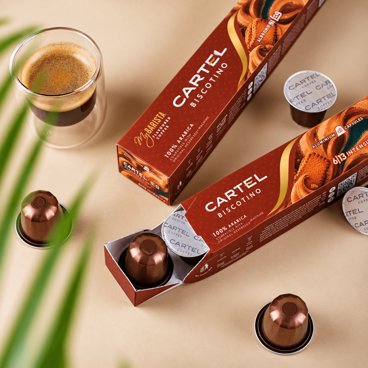 CARTEL Biscotto – Capsule - Compatibile cu aparatele Nespresso® Original
